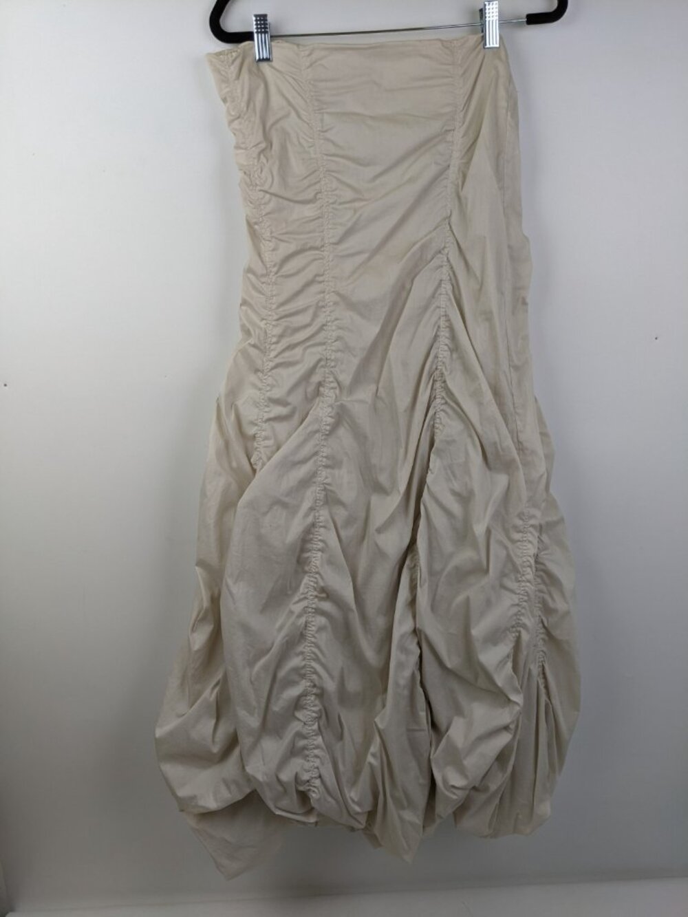 RUNDHOLZ Bubble Hem Strapless Dress Womens Size Small Avant Garde Germany